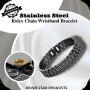 Stainless Steel rolex Chain Wristband Bracelet